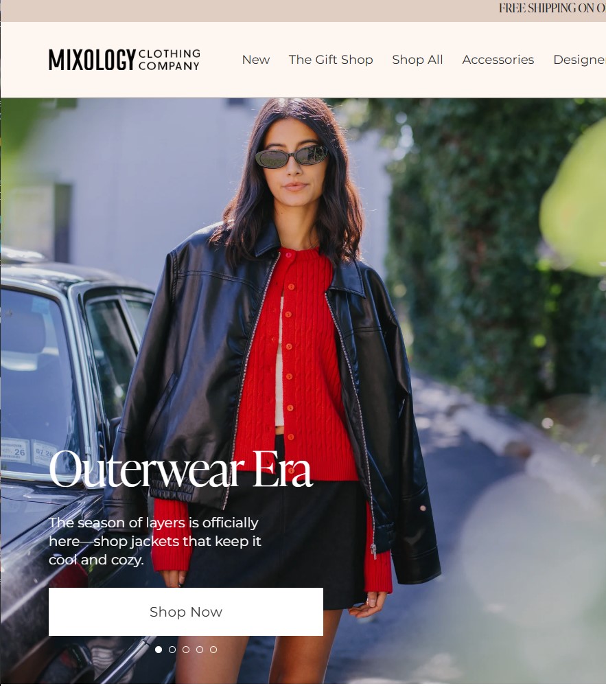 Mixology Shopify Plus cocktail accessories ecommerce website